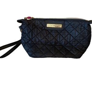 Betsey Johnson Black Clutch Purse - Makeup Bag